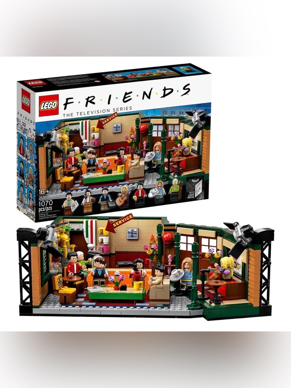 LEGO Ideas FRIENDS The Television Series, Central Perk, 21319, Ages 16+, New